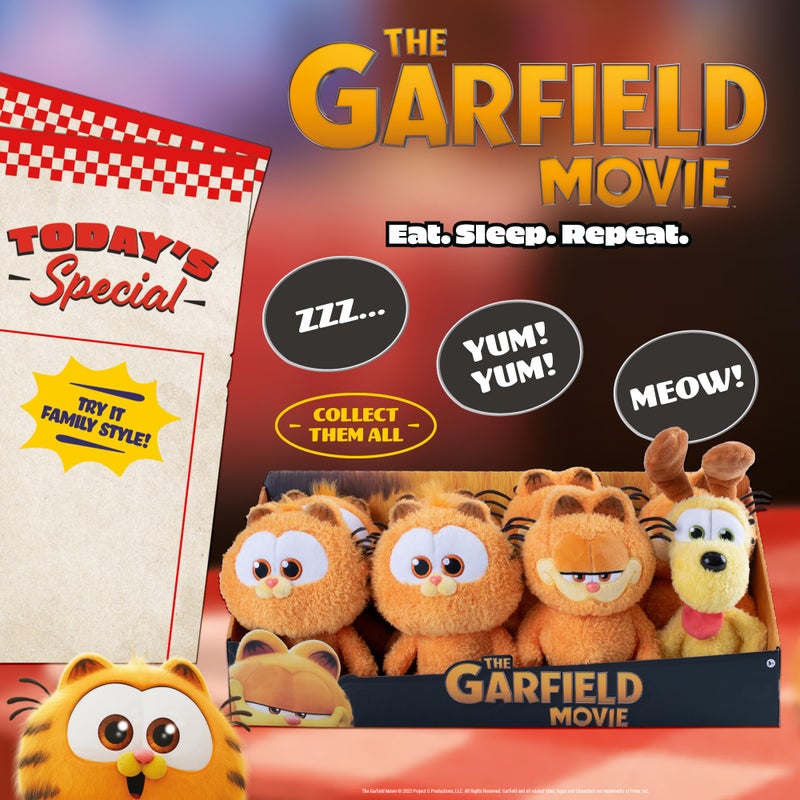 Animagic - Baby Garfield Soft Toy - Garfield Cat Soft Toy in Baby Version - Orange - for Children Fans of The Famous Sleeping Cat - Comic Hero - Birthday Idea from 2 Years - Image 2